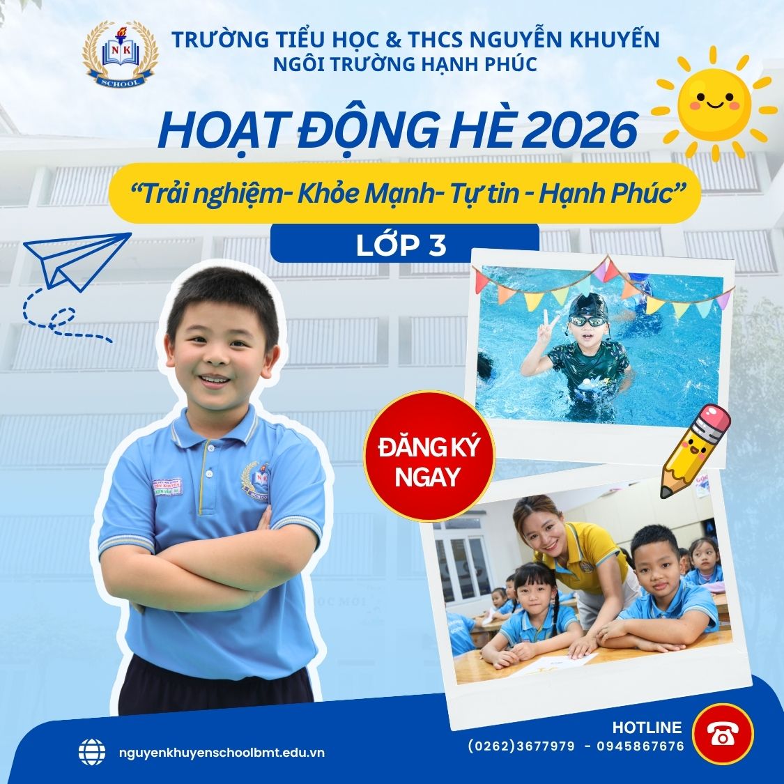 HOẠT ĐỘNG HÈ LỚP 3 NĂM HỌC 2026 - 2027